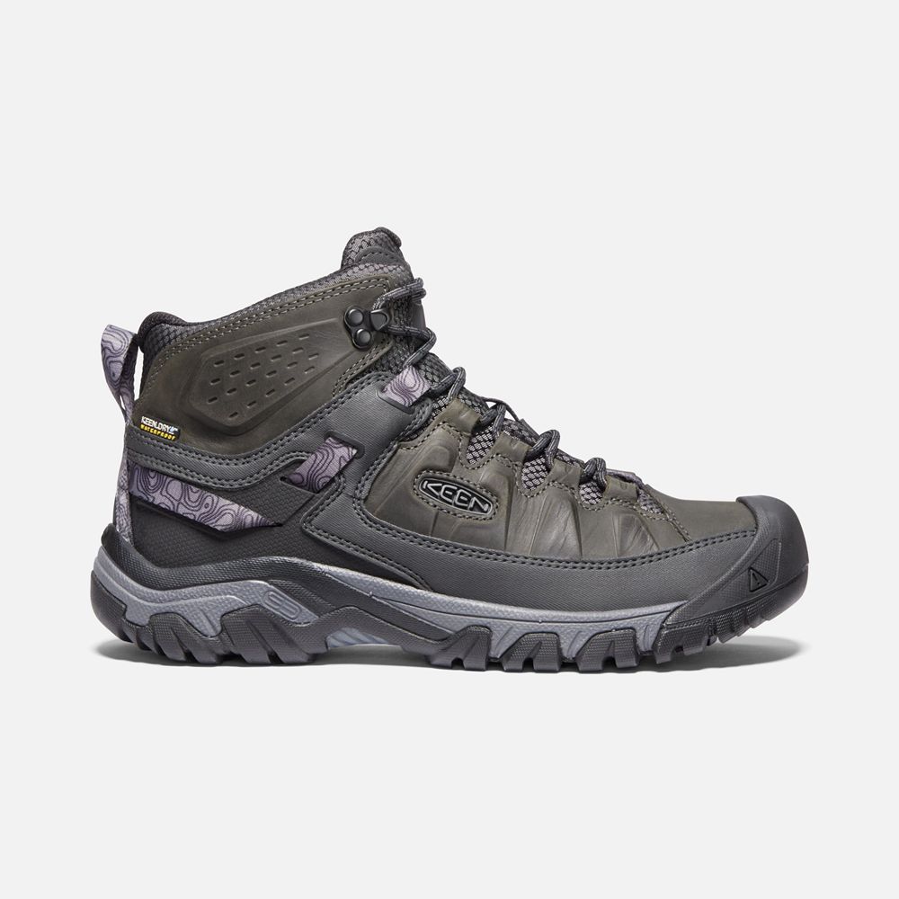 Keen Outdoor Bot Erkek Siyah - Targhee Iii Waterproof Mid - Türkiye WUXL97832